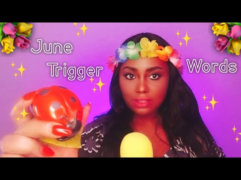 [ASMR] June Trigger Words | 🌈  Unpredictable Triggers 🌺✨
