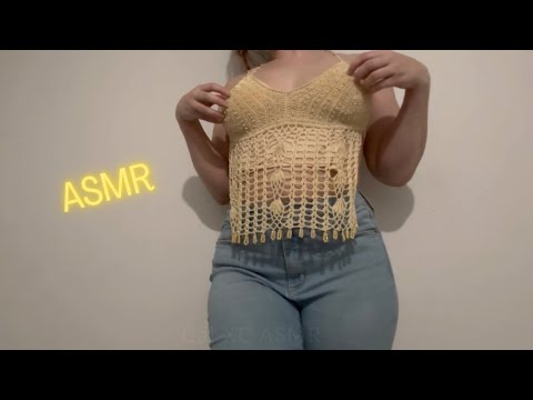 Halter Top and Jean Scratching ASMR 🪄