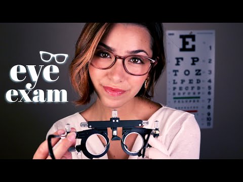 ASMR Almost Inaudible Eye Exam! 👓 + Glasses Fitting