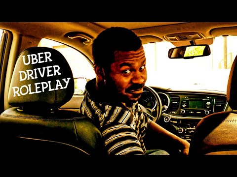 ASMR Driving for UBER Roleplay | Taxi Driver | Car Sounds & Car Ambience