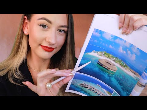 ASMR Luxury Travel Agent Roleplay ☀️ Planning Your Vacation (Soft Spoken)