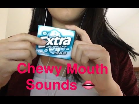 Asmr- Chew that Minty Gum🍃(mouth sounds, moving, hair playing, hand movement)