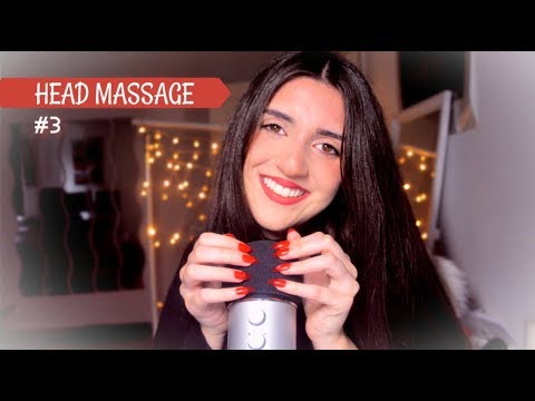 ASMR Deeply Relaxing Simulated Head Massage To Help You Tingle and Sleep 😴 (brain scratching) #3
