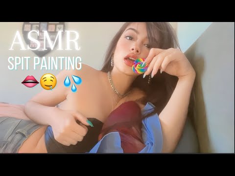 ASMR| Spit painting INTENSO, para dormir muy rápido 💤