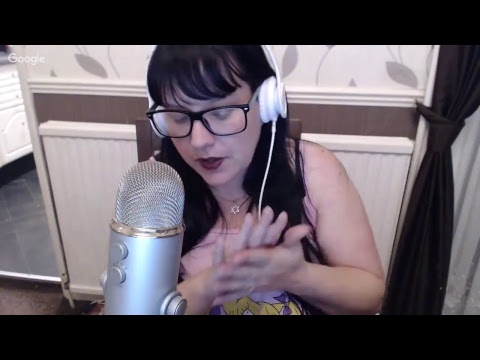 ASMR Relaxing  Live Stream - Brushing the Microphone / Hand Movements