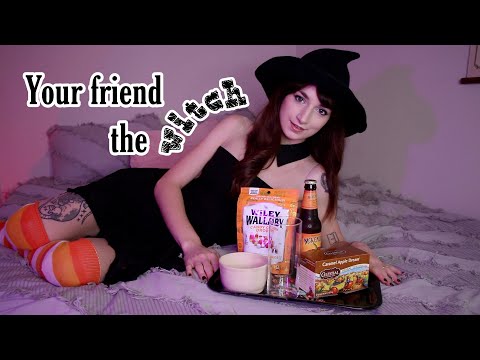 ASMR | Your Friend The Witch 🔮 snacks & a love spell!