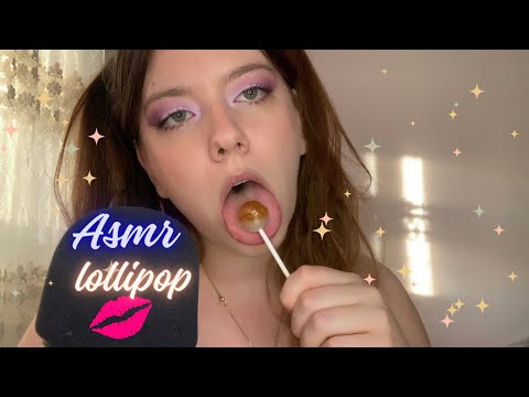 ASMR | Chupa Chups Lollipop 🍭 💜❤️