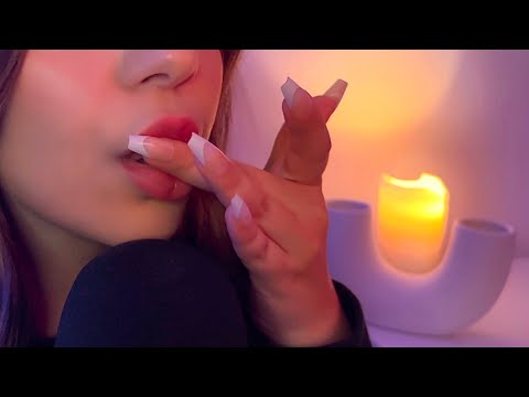 ASMR Mouth Sounds | 🎨👄💦Clean Spit Painting (No Talking) 👄💦🎨