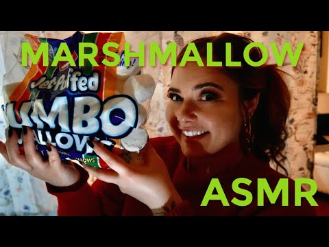 ASMR ✨ Sticky Marshmallow Sounds & Nail Tapping