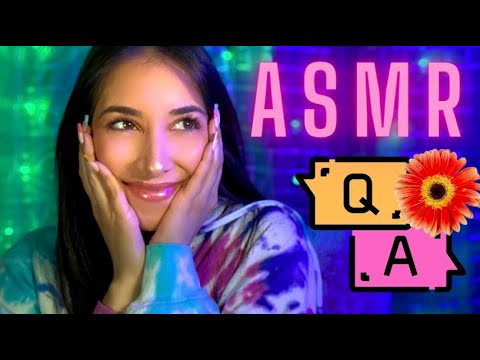 ASMR ✨ Answering ASMR Questions ~ Whispered ~ Brushing Mic ~ Requested