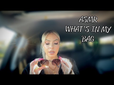 ASMR What’s In My Bag 👛 In My Car While I’m Out & About
