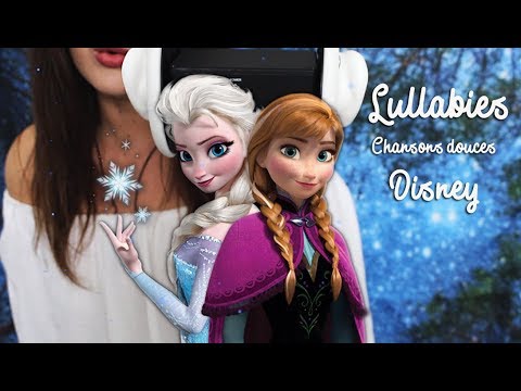 ASMR Challenge #5  Lullabies Disney Chansons douces pour dormir - Relaxation