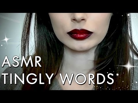 ASMR ♡ ITALIAN TINGLY WORDS FOR RELAXATION (sk sh, ss, s)