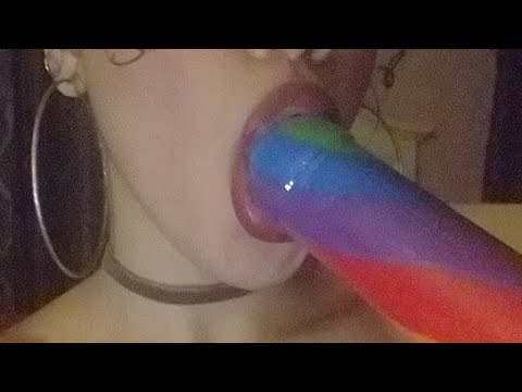 ASMR- Sucking Rainbow Cock POP