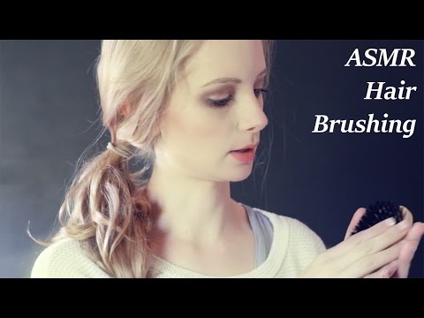 ASMR Hair Brushing Role Play ~ Playing With Your Hair