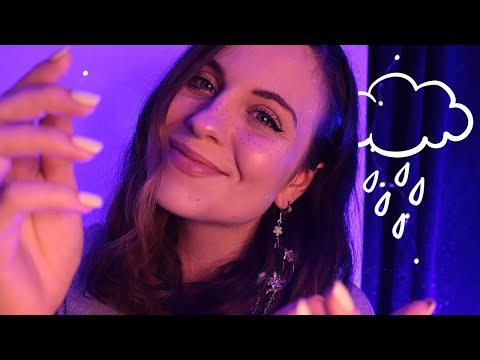 ASMR | TASCAM : Closeup inaudible et face touching sous la pluie 🌧️ + soft mouth sounds 👄