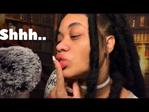 ASMR SHH Quiet.. don’t want to get in trouble... In the Library