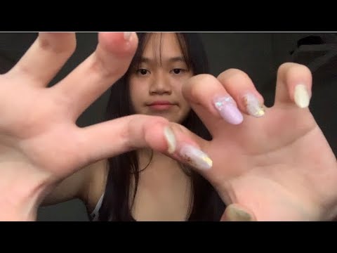1 minute ASMR | aggressively scratching your plastic face off
