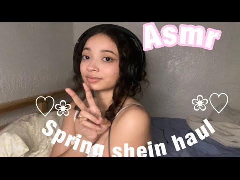 ASMR - SHEIN SPRING TRY ON HAUL SUPER TINGLY (VOICEOVER) ♡💌🛍