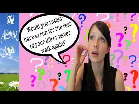 ASMR Answering some very strange questions - Tag Video