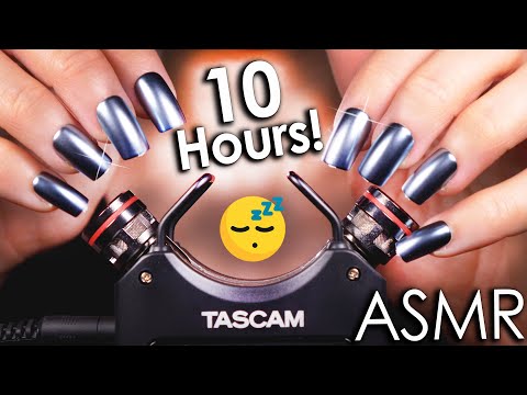 NEW MIC! [10 Hours TASCAM ASMR] 99.99% of YOU will fall ASLEEP 😴 Tascam Mic Tapping (No Talking)