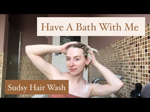 ASMR Have A Bath With Me | Sudsy Hair Wash | Shampoo Foam Sounds