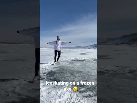 Iceskating ASMR on a frozen lake ⛸️ Did you like the sounds?