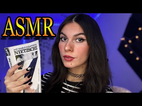 Asmr 📗 LECTURA Susurrada para DORMIR 📕 Nietzsche libro | asmr español