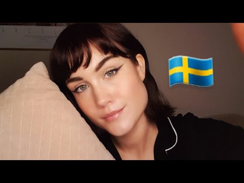 SWEDISH TRIGGER WORDS FOR DEEP SLEEP ASMR "Dröm sött, godnatt"