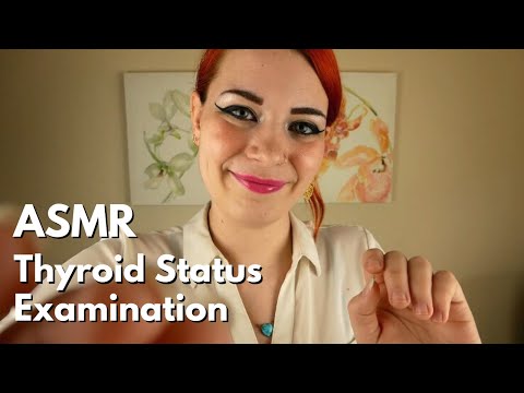 ASMR Thyroid Status Examination | Soft Spoken Binaural Medical RP