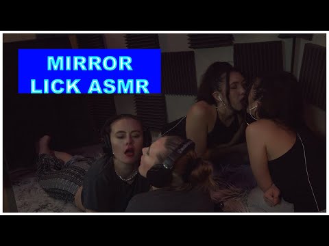 Muna and Sage ASMR - Double Mirror Licking! - The ASMR Collection - The Best Tingles Around!