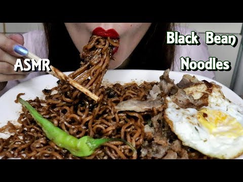 ASMR  짜장면 Black Bean Noodles Eating Sounds No Talking