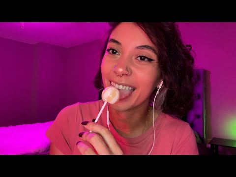 ASMR ~ Satisfying Lollipop Eating & Mouth Sounds