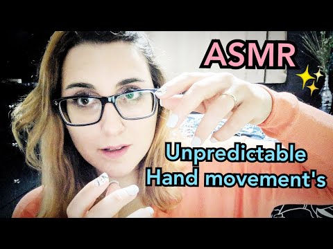 ASMR Unpredictable Hand Movements, Raking, Clawing, Pulling, boom in your face (compilation)
