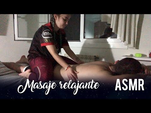MASAJE RELAJANTE (espalda) | ASMR Español