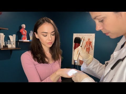 ASMR BEST Full Body & Neurological Exam (Real Person, Soft Spoken Medical Role-play) #shorts