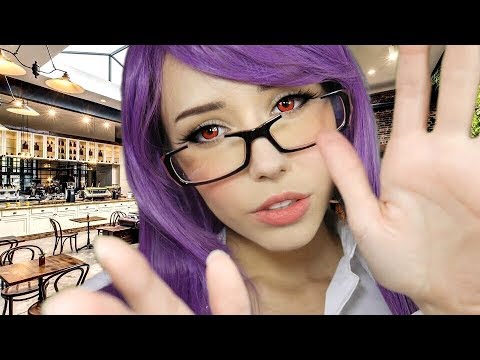 ASMR - Rize from Tokyo Ghoul goes on a Date With You (whispering, camera tapping)