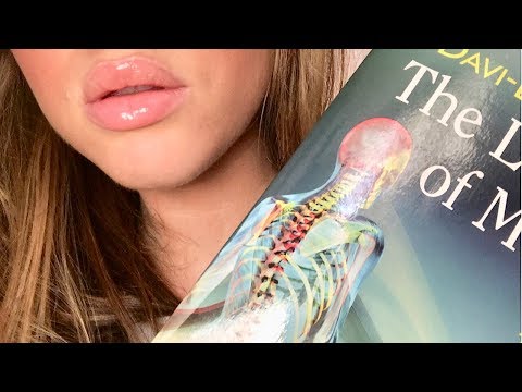 ASMR study with me | up close whispering/ mouth sounds