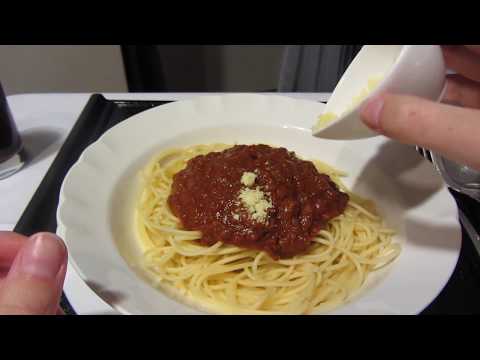 ASMR Eating Spaghetti Bolognese