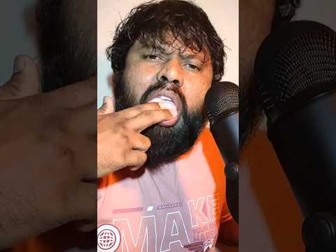 ASMR Aggressive Spit Painting And Wet Mouth Sounds #shorts
