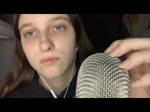 ASMR - Relaxing Mic Scratching + Mouth Sounds