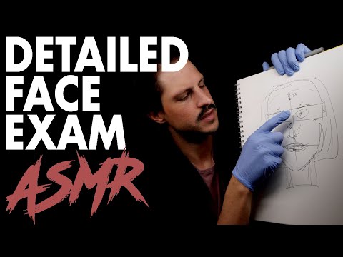 [ASMR] Detailed Face Exam 🔬 | Soft Spoken | Medical Roleplay