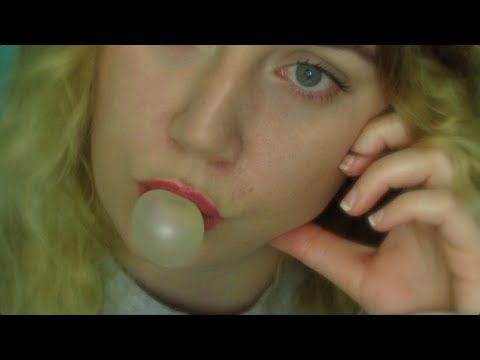 ASMR Chewing Gum & Blowing Bubbles