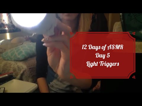 12 Days of ASMR: Day 5- Light Tracing + Mouth Sounds