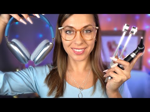 ASMR Hearing Test roleplay, Ear Exam, Beep Test, Otoscope, Soft spoken, Personal Attention