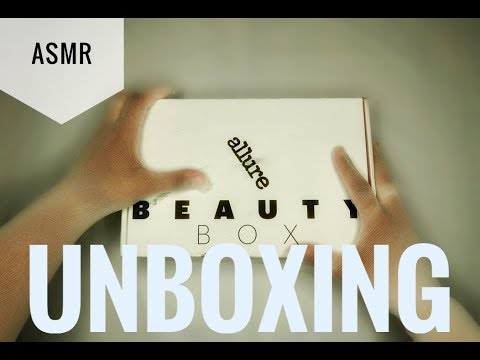 UNBOXING Allure Beauty Box | June 2019 | Rubbing + Hand Movements | NO TALKING [ASMR]