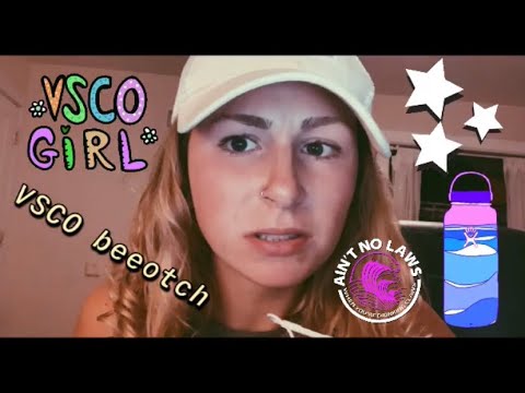 ASMR- VSCO beeotch gets you ready for a date!!!! //intense gum chewing, mouth sounds