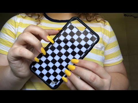 {asmr} fast tapping on phone cases // no talking