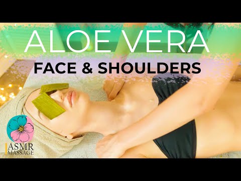 ASMR aloe vera face massage by Anna