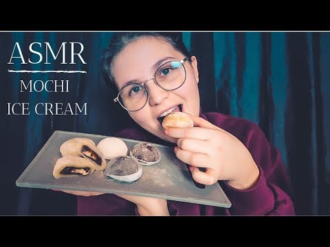ASMR FRANÇAIS⎢MOCHI ICE CREAM (Chewy and Sticky Eating Sounds)